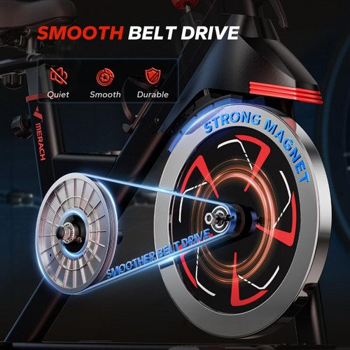 MERACH S38 Magnetic Exercise Bike, 136kg Max Load