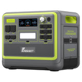 FOSSiBOT F2400 Portable Power Station, 2048Wh LiFePO4 Battery 2400W Output Solar Generator