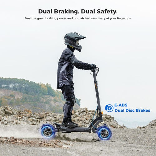 Ausom L2 Max Electric Scooter, 2*1000W Motor, 48V 20.8Ah