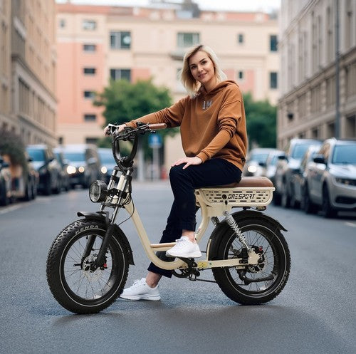 Onesport W77 Electric Bike, 500W Motor, 48V 18Ah