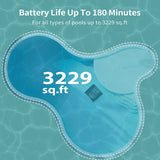 CoasTeering Nebula Cordless Robotic Pool Cleaner, 180min Runtime
