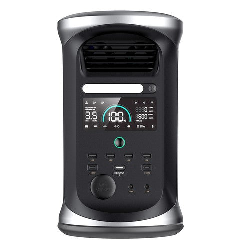 Ampace Andes 1500 Portable Power Station, 1462Wh LiFePO4, 2400W