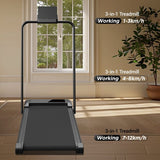 ROBORE CW1F Walking Pad with 9% Incline, 12KM/H