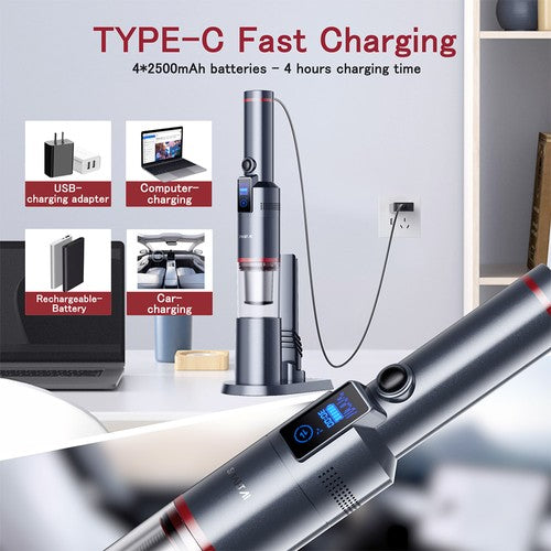 SmartAI H5 Handheld Cordless Vacuum Cleaner, 17KPa