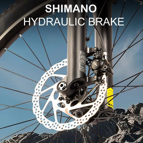 RANDRIDE MX500 Electric Bike, 500W Mid-drive Motor, 48V 15Ah