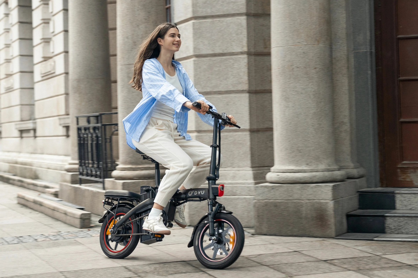 DYU A5 Fully Foldable Electric Bike