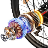 FENGQS Q8 Electric Bike, 750W Motor, 48V 17.5Ah 50km/h