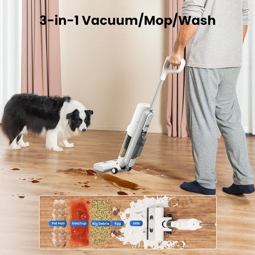 Proscenic F10 Pro Cordless Vacuum and Mop, Self-Cleaning