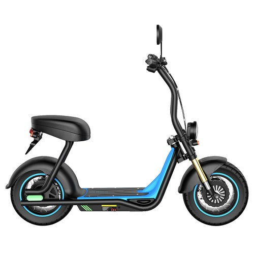Honeywhale M5 Max Electric Scooter with Seat, 14″ Rubber Pneumatic Tires, 1000W
