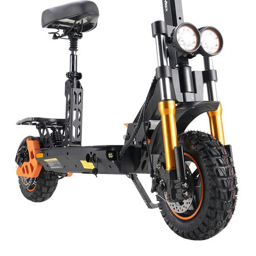 TWOFISH V5 MAX Electric Scooter with Seat, 800W Motor, 48V 18Ah