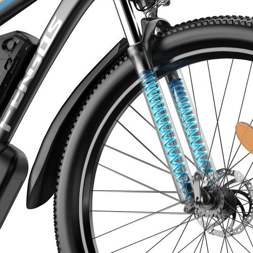 FENGQS Q8 Electric Bike, 750W Motor, 48V 17.5Ah 50km/h