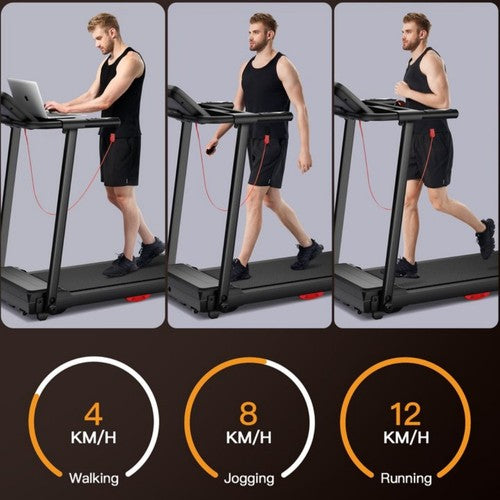 ROBORE P8 Foldable Treadmill 14KM/H, 12 Built-in Programs