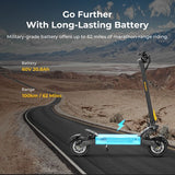 Ausom F1 Max Electric Scooter, 2*1400W Motor, 60V 20.8Ah