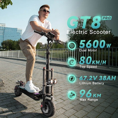 FENGQS GT8 PRO Electric Scooter, 2800W*2 Motor, 67.2V 38Ah