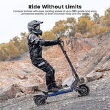 Ausom DT2 Pro Electric Scooter, 2*1100W Motor, 52V 23.4Ah