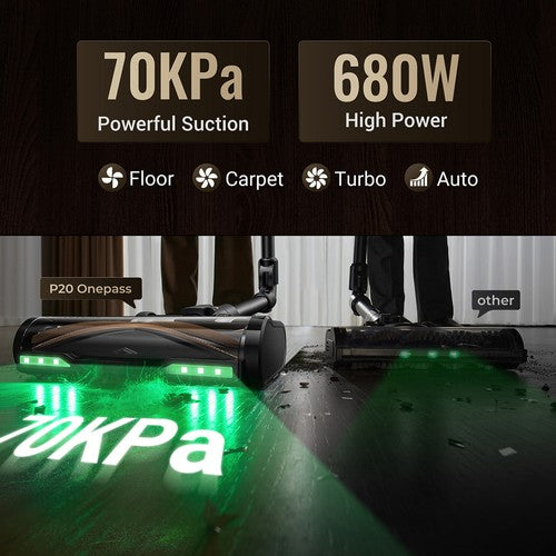 Proscenic P20 OnePass Cordless Vacuum Cleaner 70000Pa