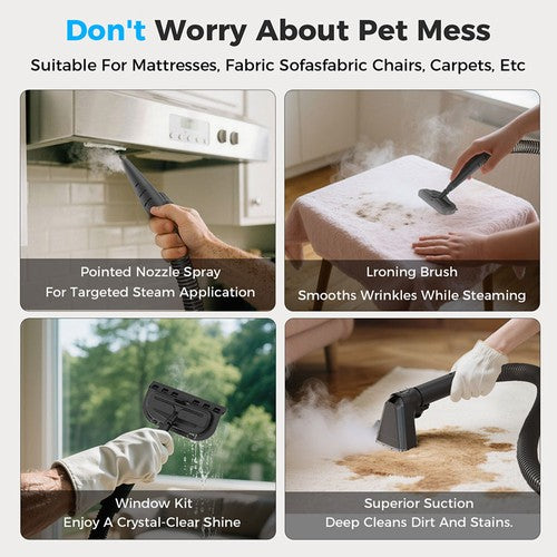 Teendow C6 MAX 3-in-1 Carpet Vacuum Cleaner - 12000Pa