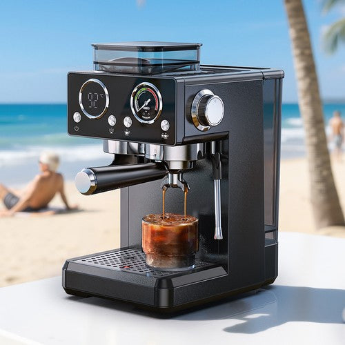 HiBREW H20 All-in-One Coffee Machine with Built-in Grinder, Dual Hot & Cold Extraction