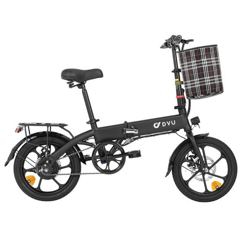 DYU A1F Pro Folding Electric Bike, 250W Motor, 36V 7.5Ah