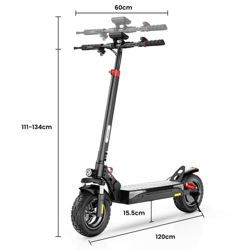 iScooter iX3 Folding Electric Scooter Pneumatic Tires 800W