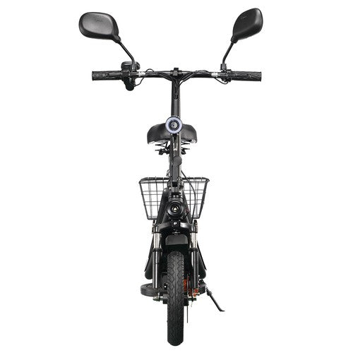 TWOFISH M5 PRO-E Electric Scooter with Seat and Rear Basket, 500W
