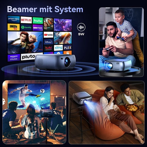 SUREWHEEL K10 Projector Native 1080P