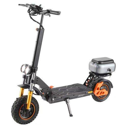 TWOFISH V5 MAX Electric Scooter with Seat, 800W Motor, 48V 18Ah