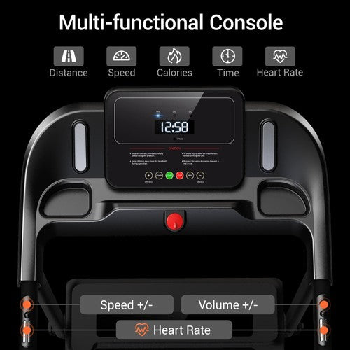 ROBORE P18 Folding Treadmill for Home 14KM/H with Heart Rate Sensor