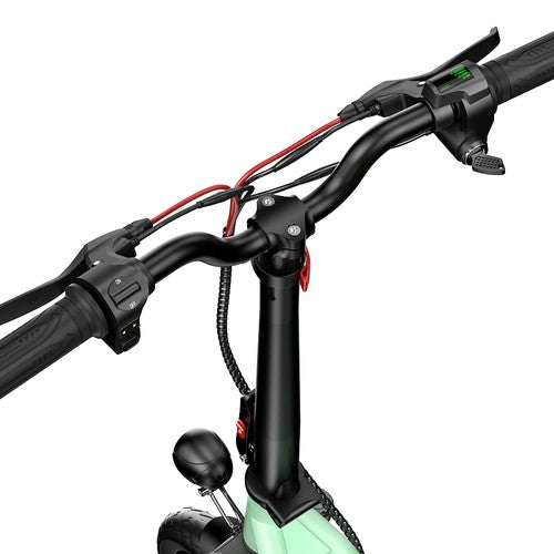 iScooter i12 Electric Scooter with Seat & Rear Basket, 500W