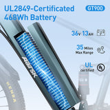 Aairsk GT900 electric bike 400W motor 36V13Ah