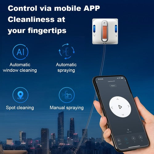 Liectroux S11 Window Cleaning Robot, 8000Pa