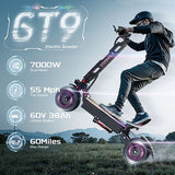 FENGQS GT9 Electric Scooter, 3500W*2 Motor, 60V 38Ah