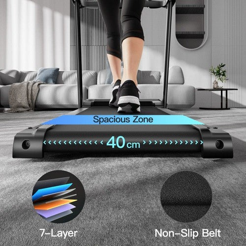 ROBORE P18 Folding Treadmill for Home 14KM/H with Heart Rate Sensor