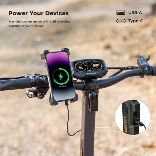 Ausom L2 Max Electric Scooter, 2*1000W Motor, 48V 20.8Ah