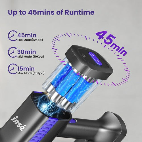 INSE S7P Cordless Vacuum Cleaner 26kPa
