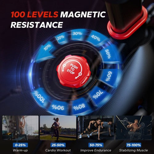 MERACH S38 Magnetic Exercise Bike, 136kg Max Load