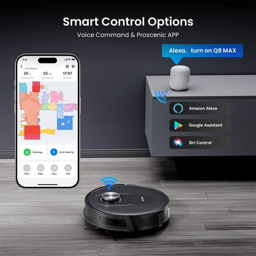 Proscenic Q8 Max+ Robot Vacuum and Mop 8000Pa