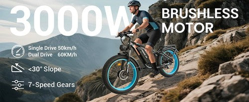 Orlms V3 Electric Bike, 1000W*2 Motor, 52V 25Ah