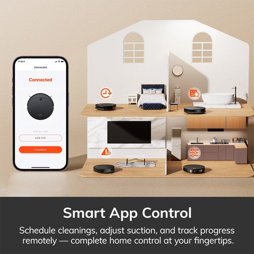 ILIFE V10 Robot Vacuum Cleaner, 5000Pa Suction