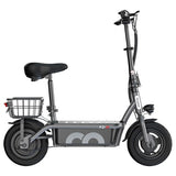 iScooter F2 Electric Scooter 500W with Seat & Rear Basket