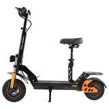 TWOFISH V5 MAX Electric Scooter with Seat, 800W Motor, 48V 18Ah