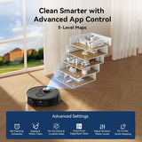 Proscenic Q8 Robot Vacuum and Mop Combo, 4200Pa Suction, LiDAR Nav