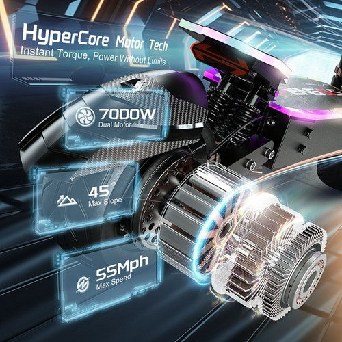 FENGQS GT9 Electric Scooter, 3500W*2 Motor, 60V 38Ah