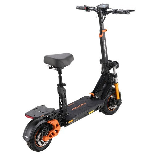 TWOFISH V5 MAX Electric Scooter with Seat, 800W Motor, 48V 18Ah