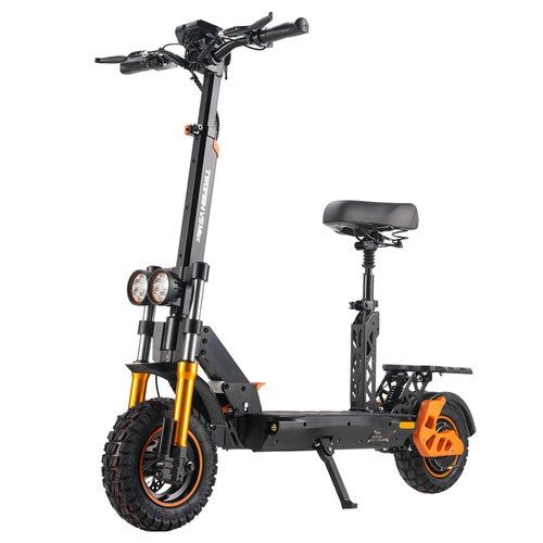 TWOFISH V5 MAX Electric Scooter with Seat, 800W Motor, 48V 18Ah