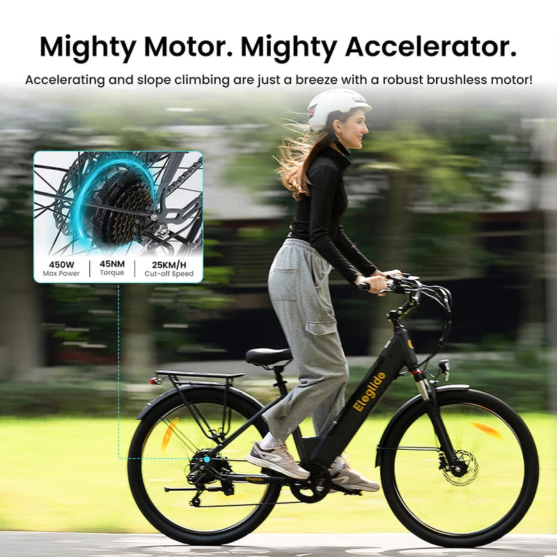 Eleglide T2 Electric Bike 250W Motor 36V 13Ah