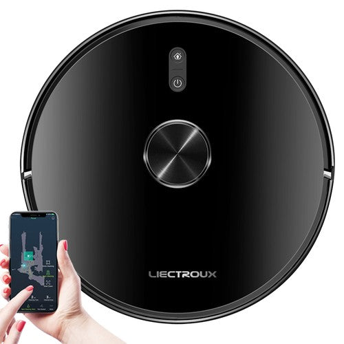 Liectroux X6 Robot Vacuum Cleaner, 6500Pa Suction, LDS Laser Navigation