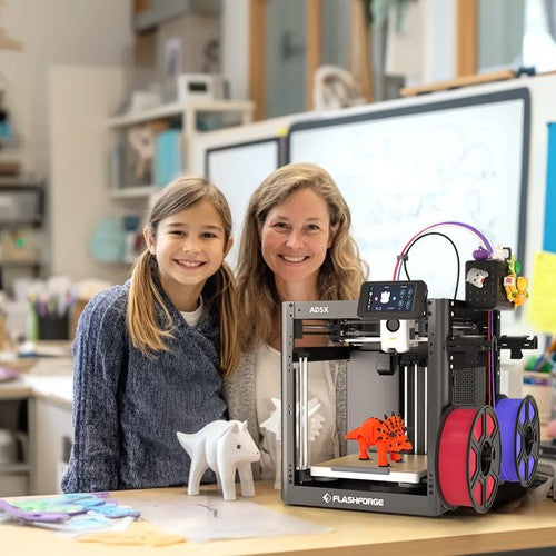 Flashforge AD5X 3D Printer, Smart 4-Color Printing