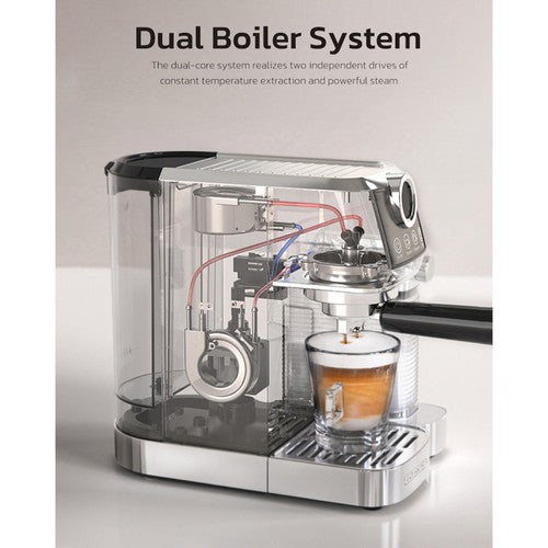 HiBREW H13A 3 in 1 Semi Automatic Coffee Machine, 6 Coffee Modes