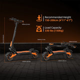 Kugoo LX10+ Electric Scooter, 2*1400W Motor, 60V 20.8Ah